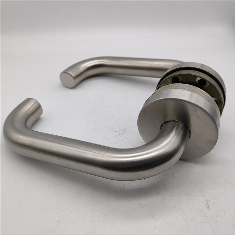 Manijas de puerta tipo palanca de tubo de acero inoxidable 304 de puerta interna de alta calidad