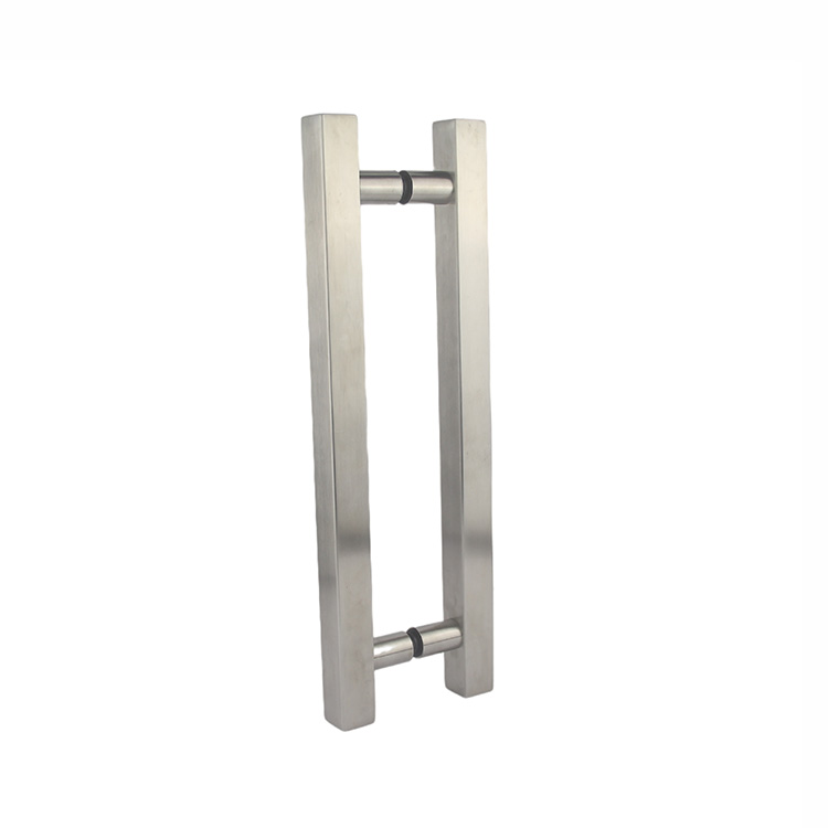 Hardware de alta calidad Hardware de acero inoxidable H Tipo Oficina Tirón Tirador Manijas de vidrio Manija