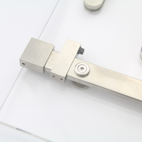 Herrajes completos para puertas corredizas de vidrio de montaje en